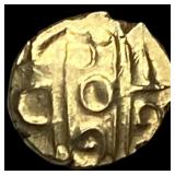 1638-1812 India Mysore .012 Gold Fanam UNCIRCULATE