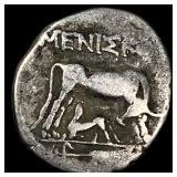 260-167/98 Bc Illyria SIlver Drachm NEARLY UNCIRCU