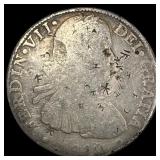 Colonial Spain Silver 8 Reales Chopmarks NEARLY U