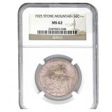1925 Stone Mountain Half Dollar NGC MS62