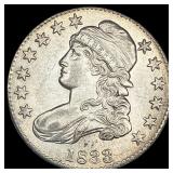 1833 Capped Bust Half Dollar UNCIRCULATED