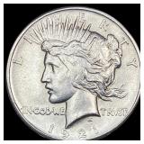 1921 Silver Peace Dollar CLOSELY UNCIRCULATED