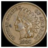 1880 Indian Head Cent CLOSELY UNCIRCULATED