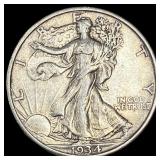 1934-S Silver Walking Liberty Half Dollar NEARLY U