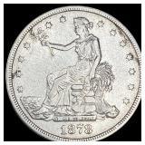 1878-S Silver Trade Dollar NEARLY UNCIRCULATED