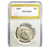 1949 Franklin Half Dollar PGA MS65