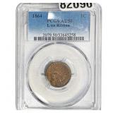 1864 Indian Head Cent PCGS AU50