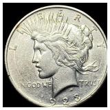 1923 Silver Peace Dollar CLOSELY UNCIRCULATED