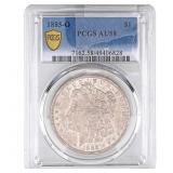 1885-O Morgan Silver Dollar PCGS AU58