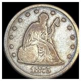 1875-CC Silver Twenty Cents LIGHTLY CIRCULATED
