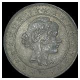 1930 Brazil Silver 2,000 Reis NEARLY UNCIRCULATED