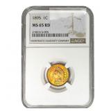 1895 Indian Head Cent NGC MS65 RD