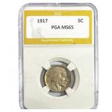 1917 Buffalo Nickel PGA MS65