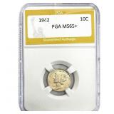 1942 Mercury Silver Dime PGA MS65+