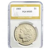 1903 Morgan Silver Dollar PGA MS65
