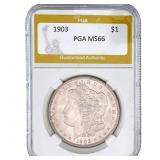 1903 Morgan Silver Dollar PGA MS66
