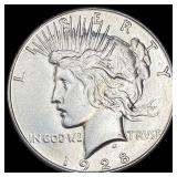 1928-S Silver Peace Dollar CLOSELY UNCIRCULATED
