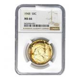 1948 Franklin Half Dollar NGC MS66