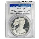 2015-W DCAM PCGS PR69 $1 Silver 1oz SE