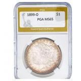 1899-O Morgan Silver Dollar PGA MS65