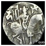 India Rajput 700-1000  Silver Jital NEARLY UNCIRC