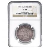1921 Alabama Half Dollar NGC XF40