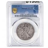 1920-D Walking Liberty Half Dollar PCGS VG08