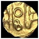 1638-1812 India Mysore .012 Gold Fanam UNCIRCULATE