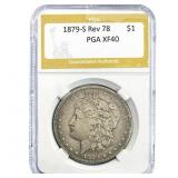 1879-S Rev 78 Morgan Silver Dollar PGA XF40