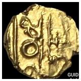 1638-1812 India Mysore .012 Gold Fanam UNCIRCULATE