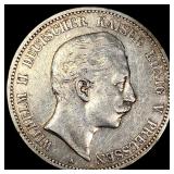 1904-A Purssia 5 Mark KM 523