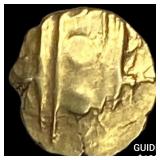 1638-1812 India Mysore .012 Gold Fanam UNCIRCULATE