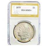 1879 Morgan Silver Dollar PGA MS65+