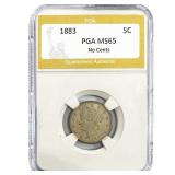 1883 Liberty Victory Nickel PGA MS65 No Cents