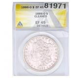 1886-O Morgan Silver Dollar ANACS EF45