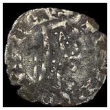 Medieval France Charles IV 1322-1328 Silver Denie