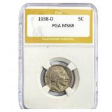 1938-D Buffalo Nickel PGA MS68