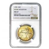 1925 Stone Mountain Half Dollar NGC MS67