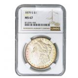 1879-S Morgan Silver Dollar NGC MS67