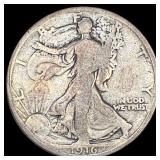 1916 Walking Liberty Half Dollar NICELY CIRCULATED