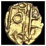 1638-1812 India Mysore .012 Gold Fanam UNCIRCULATE