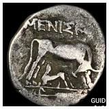 260-167/98 Bc Illyria SIlver Drachm NEARLY UNCIRCU