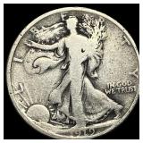 1916 Walking Liberty Half Dollar NICELY CIRCULATED