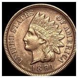 1891 Indian Head Cent UNCIRCULATED