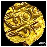 1638-1812 India Mysore .012 Gold Fanam UNCIRCULATE