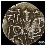 700-1000 AD India Rajput Silver Jital NEARLY UNCIR