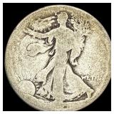 Walking Liberty Half Dollar 1917-S NICELY CIRCULAT