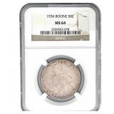 1936 Boone Half Dollar NGC MS64