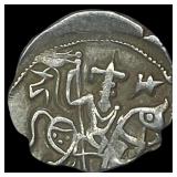 India Rajput 700-1000  Silver Jital NEARLY UNCIRC