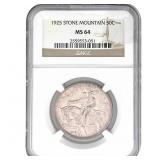 1925 Stone Mountain Half Dollar NGC MS64